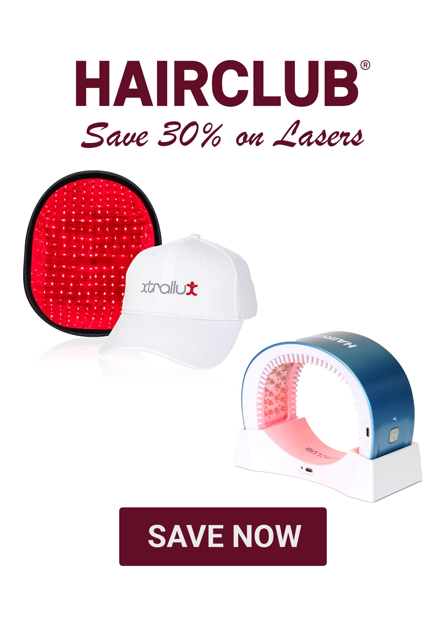 Save 30% on Lasers